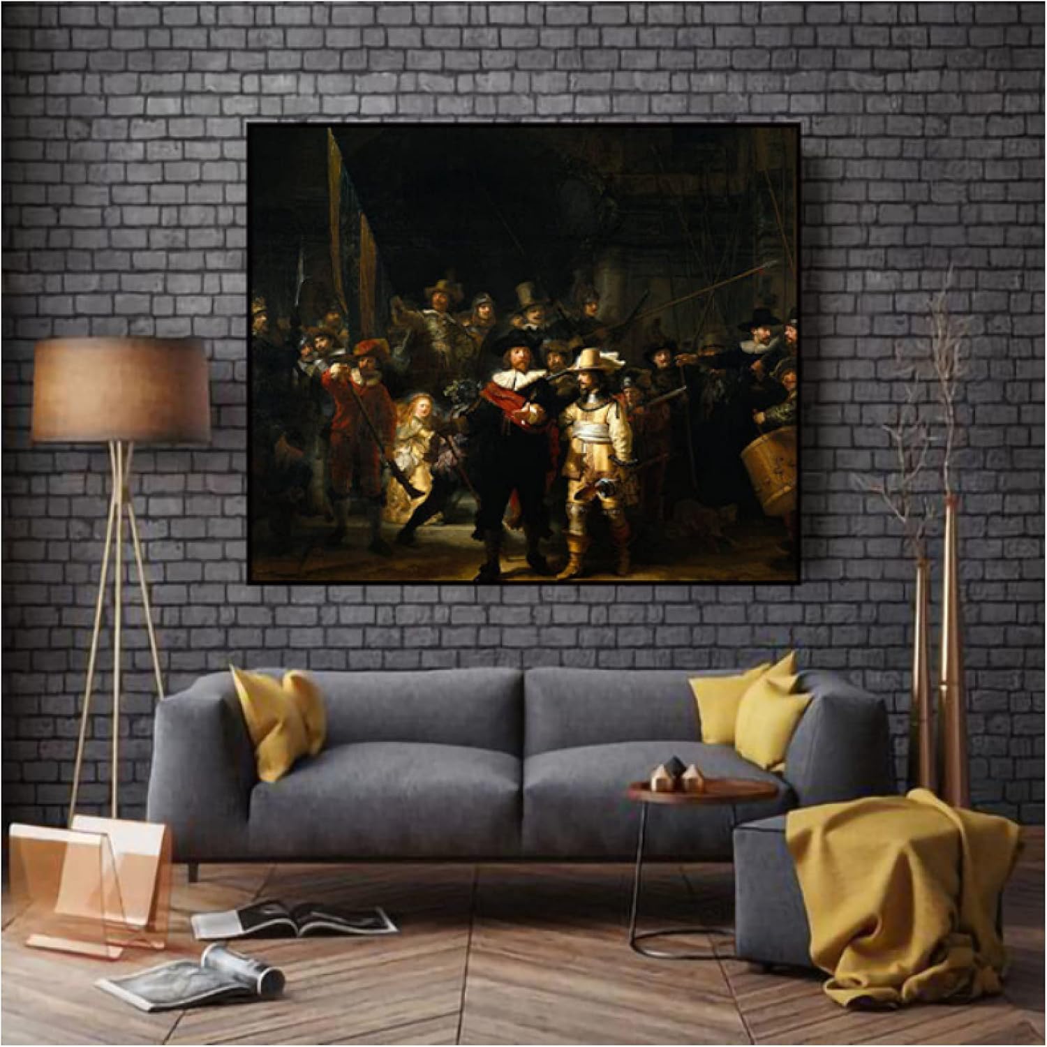 Amazon Jlfdhr オランダの画家レンブラント夜警油絵プリントキャンバス絵画アーティスト家の装飾絵画ルームの壁 ポスター壁アート 50x70cmx1 フレームなし ウォールステッカー オンライン通販 Amazon Jlfdhr オランダの画家レンブラント夜警油絵プリントキャンバス絵画アーティスト家の装飾絵画ルームの壁 ポスター壁アート 50x70cmx1 フレームなし ウォールステッカー オンライン通販