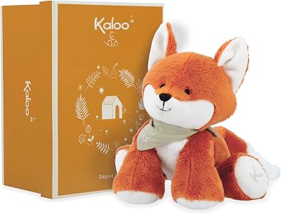 Kaloo Les Amis Paprika Fox Plush Toy 18cm Medium Soft Stuffed Animal