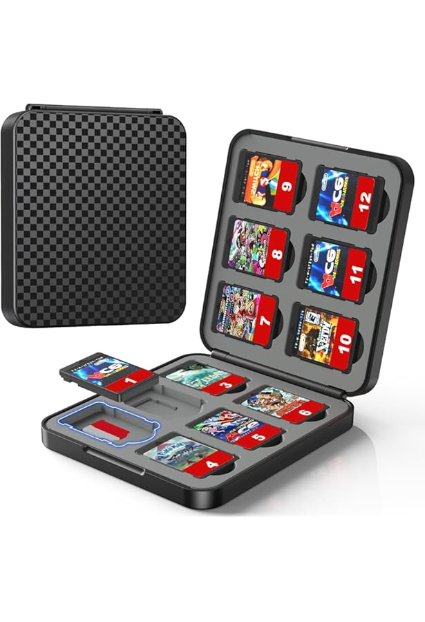 Nintendo Switch - k1980r Amazon.com: 8-in-1 Retro-Style Cartridge Case for Nintendo