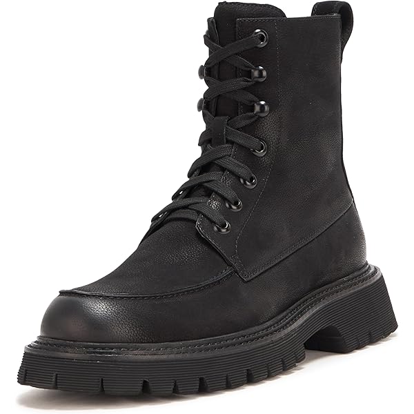 Amazon.com | Steve Madden Men's Hennric Combat Boot, Black