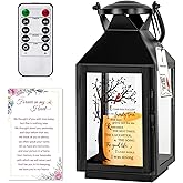 HN HAIINAA Memorial Lantern - Bereavement Sympathy Gifts for Loss of Loved One - Remembrance Gifts for Mother, Father, Grandpa, Grandma