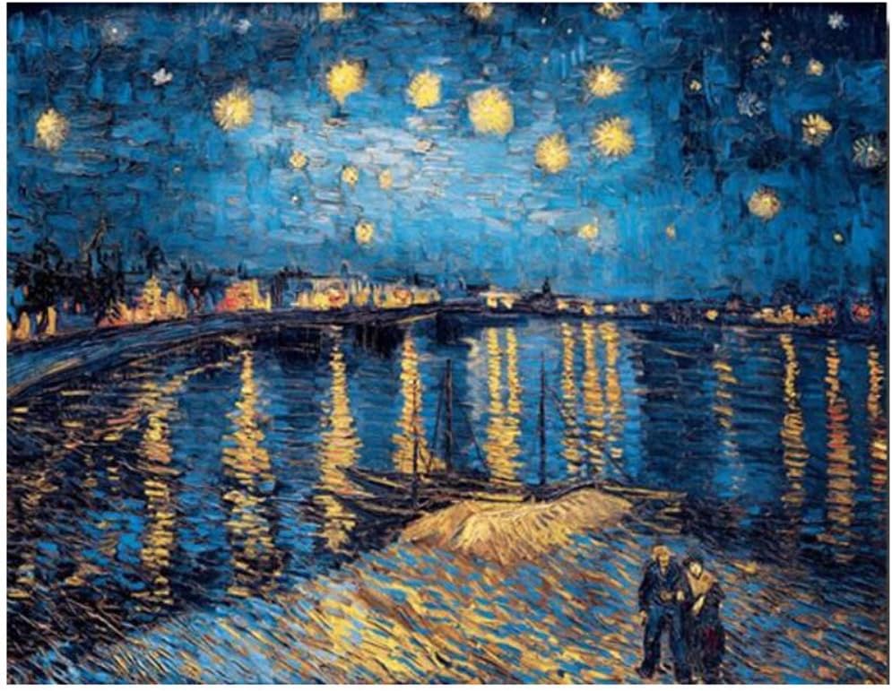 Impresión en HD Pintura artística Lienzos de la noche estrellada