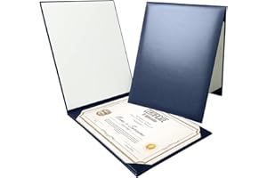 Gradplaza Graduation Diploma Cover Diploma Holder for Certificate 8.5''x 11''Navy