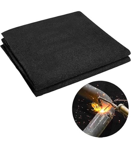 Pad Thermique FLASLD Couverture De Soudage Ignifuge - Atu00e9riau Ru00e9sistant U00e0 La Chaleur Couverture De Survie