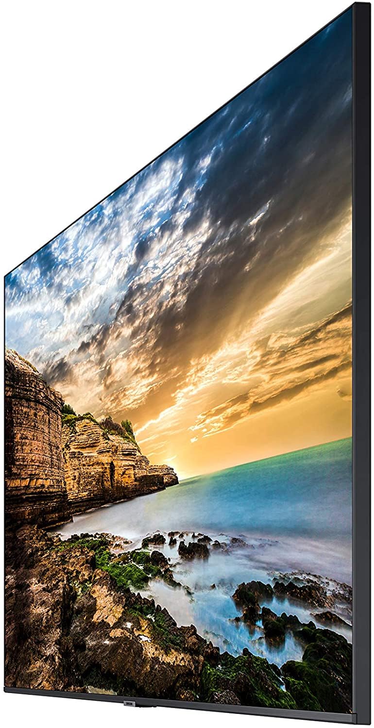 SAMSUNG Business QE55T 55-inch 4K UHD 3840x2160 LED Commercial Signage Display, HDMI, USB, Speakers, 3-Yr Warranty, 16/7 Operation, 300 nit (LH55QETELGCXGO), Black