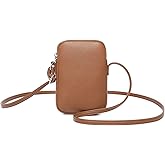 YONBEN Small Crossbody Purse Zipper Cell Phone Bag Mini Shoulder Purse Wallet Smart Phone Wallet with Credit Card Solts | Small, Zipper, Mini, Wallet, Credit Card Slots