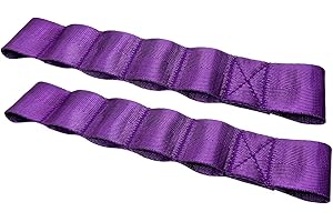 RDFUN Adjustable Door Strap fit for Jeep Wrangler TJ JK JKU JL JLU Heavy Duty Door Check Straps for Jeep Door Limiting Check Strap for Jeep,Purple(Pack of 2)