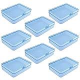 Goodma 8 Pieces Rectangular Plastic Boxes Empty