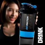 EatProtein 500ml Shaker Bottle with 2 Storage Compartments and Leakproof Lid view 5