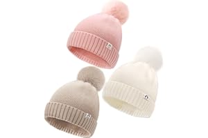 FURTALK Baby Winter Hat Toddler Beanie Infant Newborn Warm Pom Pom Cap