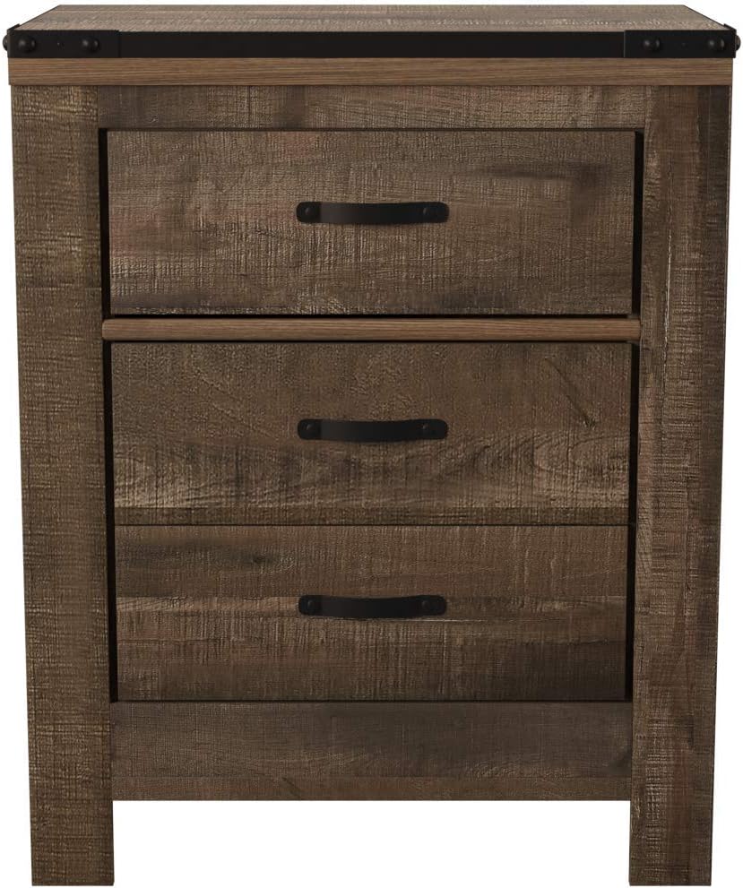 Ashley Furniture Signature Design - Trinell Nightstand - Brown: Furniture & Decor