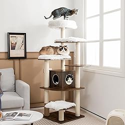 Tangkula Tall Cat Tree, 71-Inch Cat Tower with