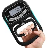 Brannovate Hand Grip Strength Tester 396lbs/180kg Digital Dynamometer with LED Display, Adjustable Handle, Forearm Trainer for Gym, Rehab &amp; Athletes