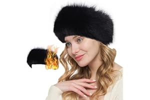 Loritta Womens Winter Headbands Faux Fur Headband Elastic Ear Warmers Furry Ear Muffs