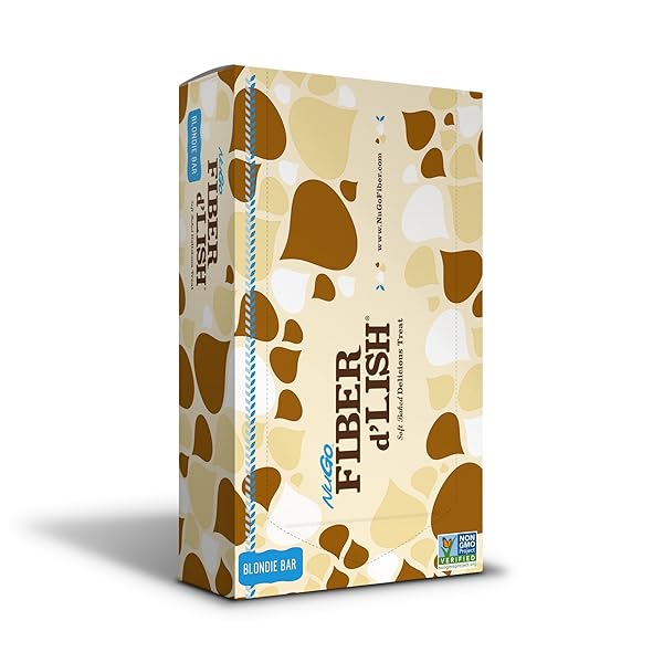 NUGO FIBER D’LISH BLONDIE, 12G HIGH FIBER, 160 CALORIES, 16 COUNT