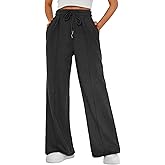 AUTOMET Womens Wide Leg Sweatpants Baggy Lounge Travel Pants Fall Fashion Outfits 2025 Winter Clothes Joggers