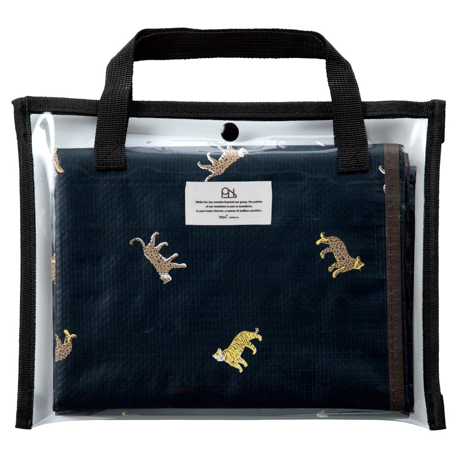 Wpc. Patterns レジャーシート レオパード&タイガーネイビーの商品画像