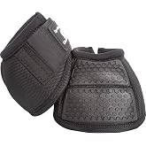 Classic Equine Flexion No-Turn Bell Boots L Black