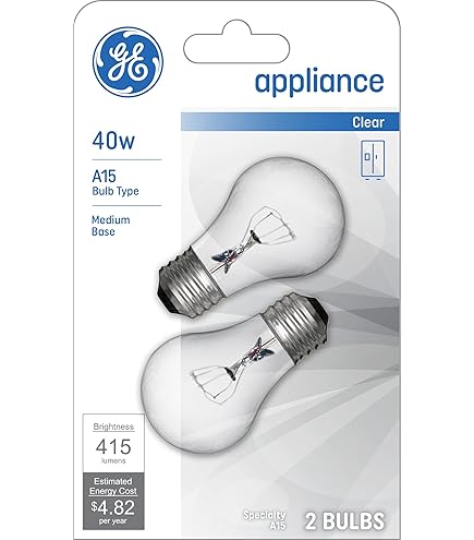 3-Pack Refrigerator Light Bulb Replacement For Frigidaire - Compatible With 241555401 & Other Part Numbers