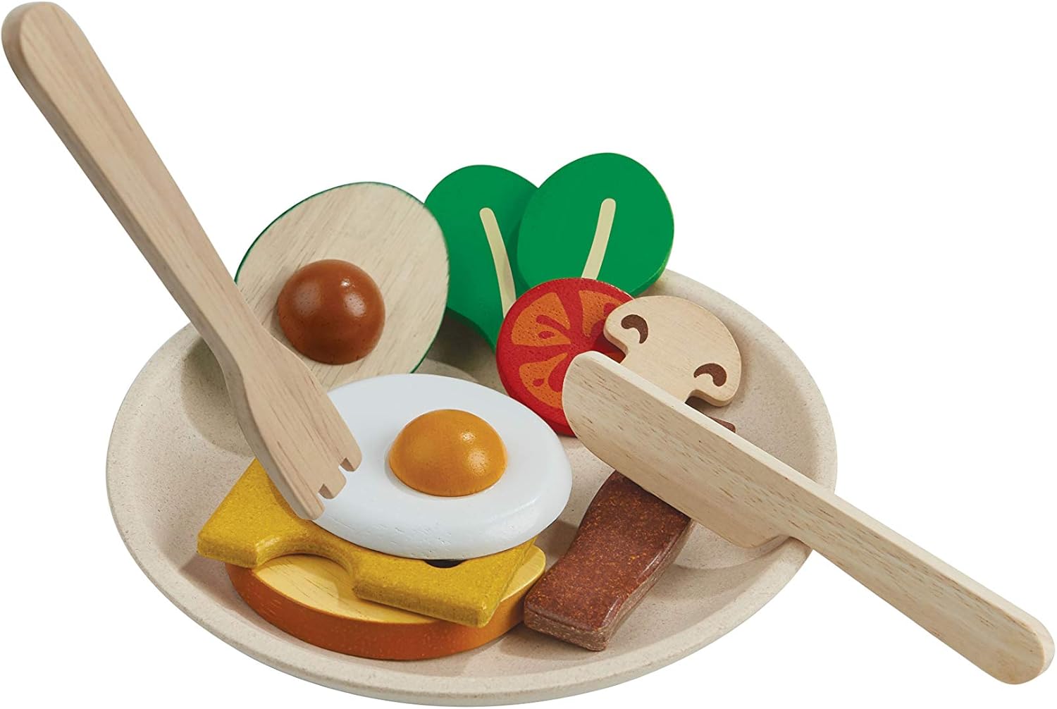 plan toys wooden food