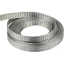 5-Foot 1/4" Braided Stainless Steel Expandable Sleeve – 304 Grade, Wire Harness Loom, Made In USA