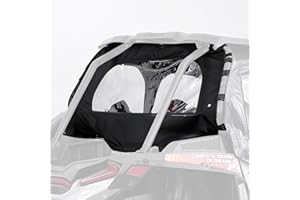 KEMIMOTO XP 1000 Soft Rear Windshield, All-Weather UTV Openable Clear Full Back Window Applicable Portable Compatible with 2014+ Polaris RZR XP/XP 4 1000, 2016+ Polaris RZR XP/XP 4 Turbo