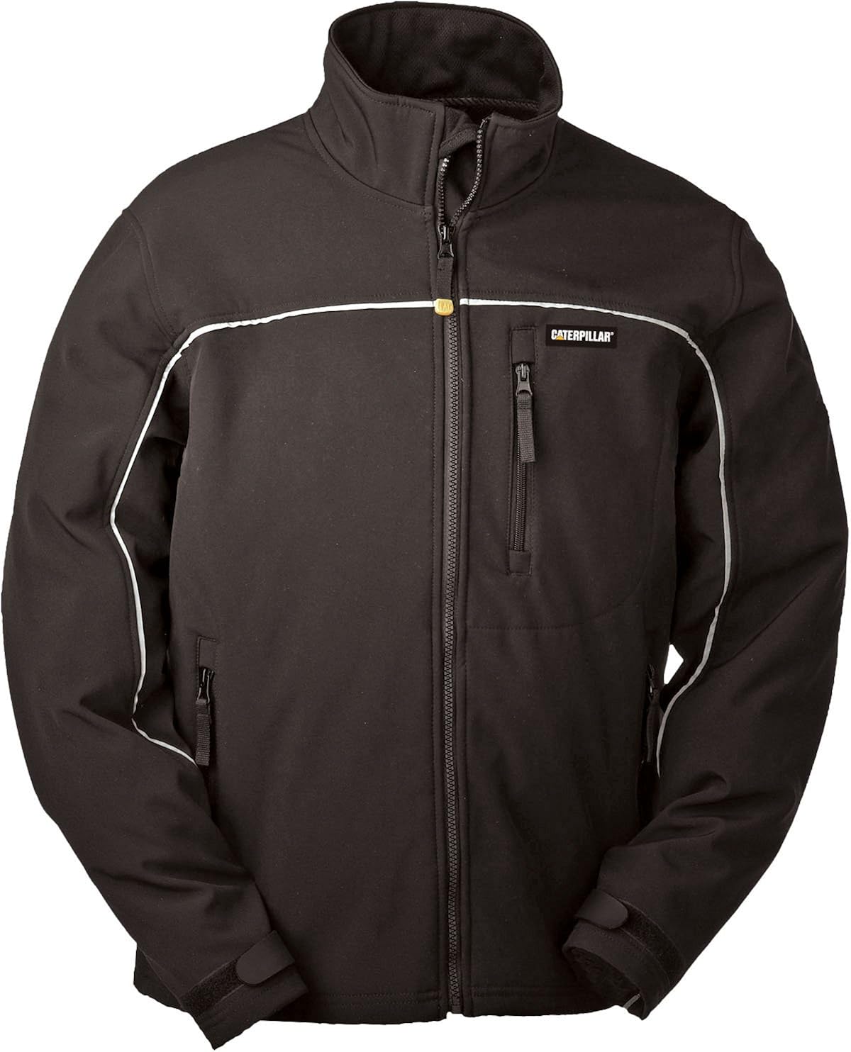 Caterpillar Mens Softshell Full Zip Jacket Black Amazon.co.uk Car & Motorbike