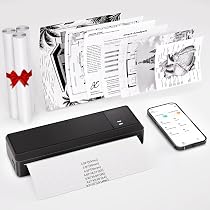 vretti P83 Portable Thermal Printer, Wireless Bluetooth Printer