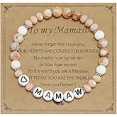 AHAETH Gifts for Mamaw Birthday from Grandchildren Best Grandma Mothers Day Mamaw Bracelet