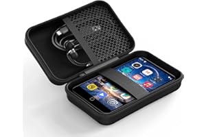 MP3 MP4 Player Case for ZAQE 4 inch Full Screen Touch M505 Music Player, Fits Earbuds, USB Cable, Memory Card