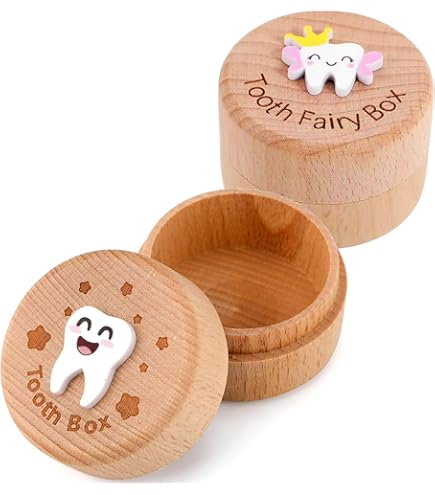 Lot De 4 Pièces De La Fée Des Dents En Or - Messages Positifs, Souvenir Pour Dent De Lait, Cadeau Enfant, Boîte à Lait