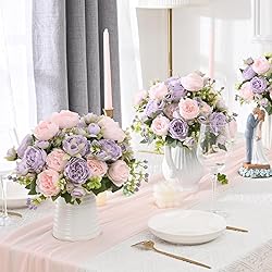 MARTINE MALL 2 Packs Peonies Artificial