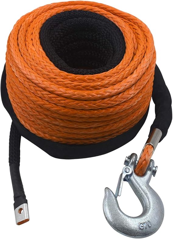 TYT 3/8" x 100 ft. Synthetic Winch Rope 25000lbs Dyneema