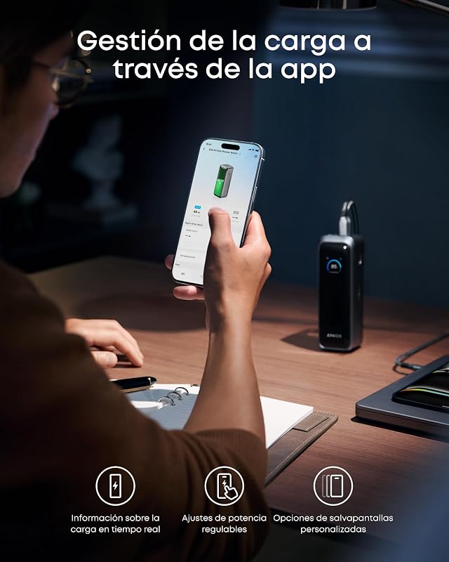 Prime Power Bank 20.100 mAh, 220 W, 3 Puertos
