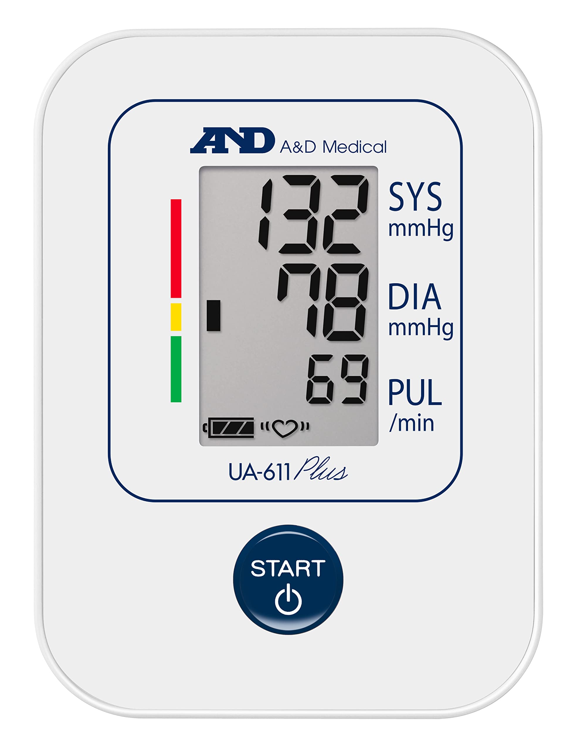 A&D Medical UA-611 Plus Blood Pressure Monitors - Tested for Accuracy with Clinical Validation for Blood Pressure and Atrial Fibrillation. NHS Supplied Medical Device