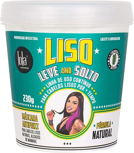 Lola Cosmetics, Máscara Liso, Leve And Solto, 230 g