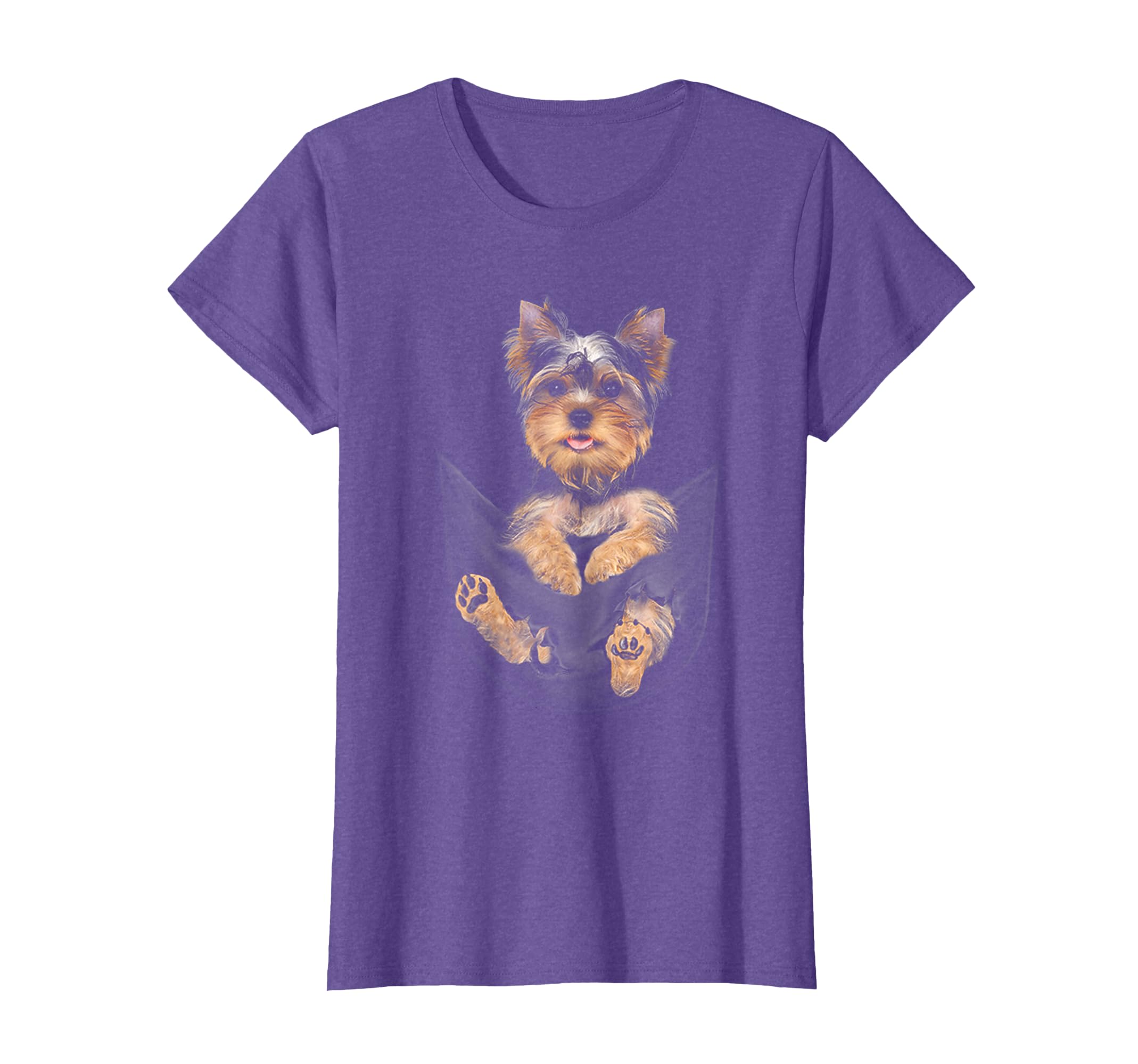 Yorkie Puppy in Pocket T-Shirt T-Shirt