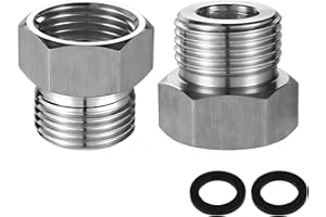 2pcs TTHP3141 1/2"Adapter for Toto Washlet SW583 S350E SW3036 550E & More, Toilet Bidet Parts Replacement for Converts Propri