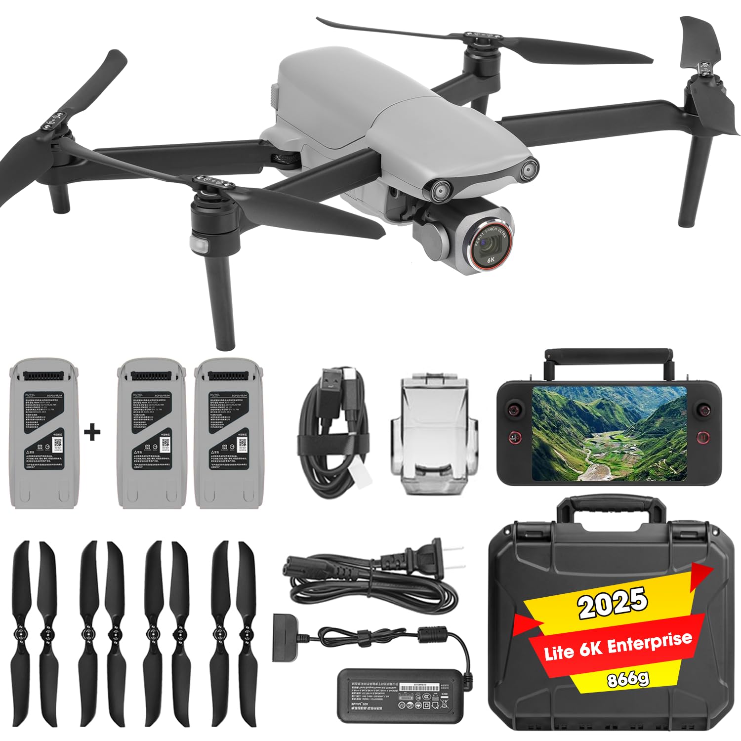 Autel Robotics EVO Lite 6K Enterprise Drone with Smart Controller