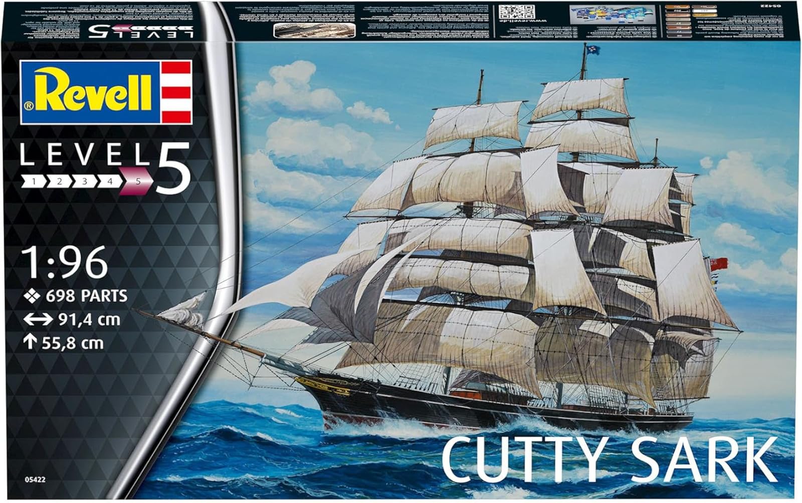 Revell 05422 - Cutty Sark im Maßstab 1:96 2