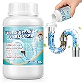 Powerful Pipeline Dredging Agent, 260ml Drain Clog Cleaner for Shower, Sink, Toilet, Tub Drains, Drain Cleaner Cleaner Hair, Grease, Soap Scum, Blockages for Kitchen & Bathroom