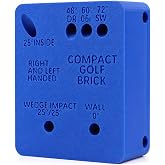 Upgraded Weighted Golf Swing Alignment Trainer Aid Brick for LH/RH Golfers | Weighted Alignment Blue Brick Indoor/Outdoor,Improves swing path and club control. Weighted Swing Trainer |Golf Practice Aid