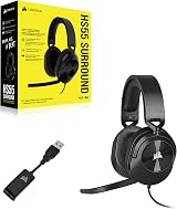 Corsair HS55 Surround Headset Dolby 7.1 Multi-Platform Wired Carbon view 8
