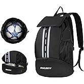 EULANT Soccer Backpack with Shoes Compartment, Waterproof Drawstring Bag for Sport Gym Swim Yoga Travel Football Volleyball