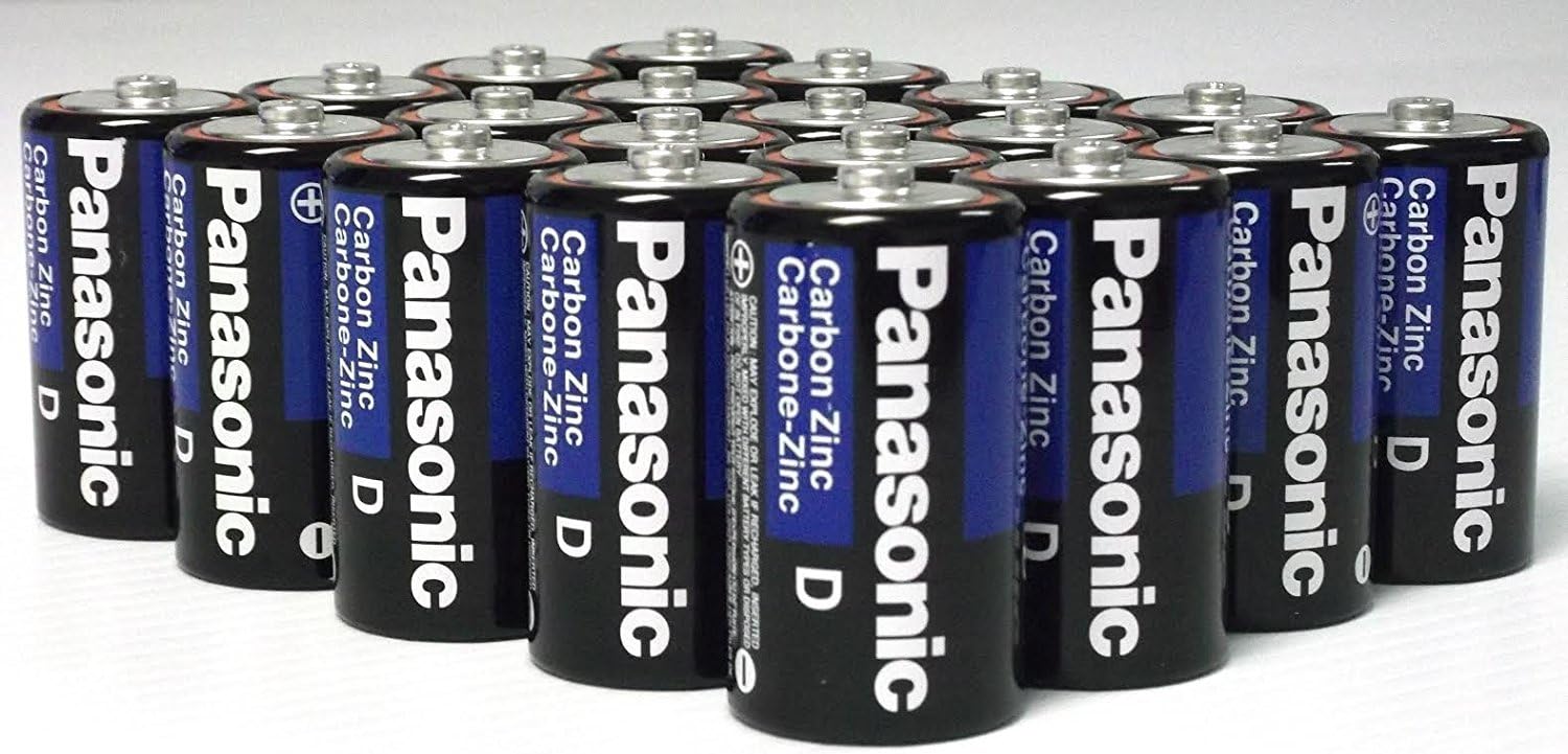 24 Pack Wholesale Lot Panasonic Super Heavy Duty D Batteries: Electronics