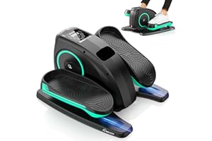 ANCHEER Under Desk Elliptical Machine, Electric Seated Pedal Exerciser, Mini Elliptical Machines for Seniors, LCD Display Monitor, Portable Quiet Elliptical Machine, Leg Exerciser for Home