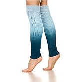 Benefeet Sox Womens Leg Warmers 80s Girls Wool Ribbed Knit Thigh High Socks Crochet Extra Long Boot Socks