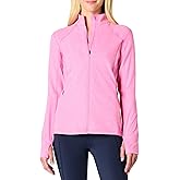 Amazon Essentials Women's Athletic Soft Performance Lightweight Zip Up Workout Running Jacket, Space Dye