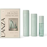 L'ANZA Healing Strength Hair Kit - Shampoo, Conditioner &amp; Hair Serum | Hair Repair Kit, Silk Serum, Shampoo and Conditioner Set, Anti-Frizz, Strengthens, Repairs Damage, Reduces Breakage