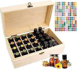 Caja de Madera de Almacenamiento de Aceite Esencial de 36 ...